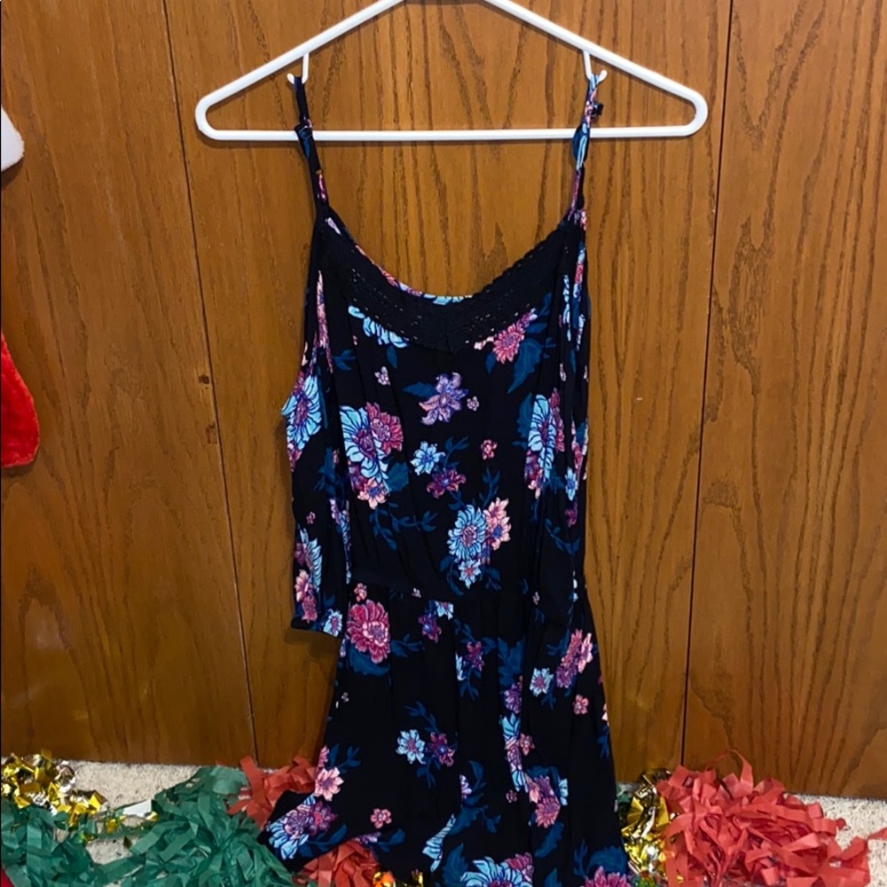 mudd floral romper